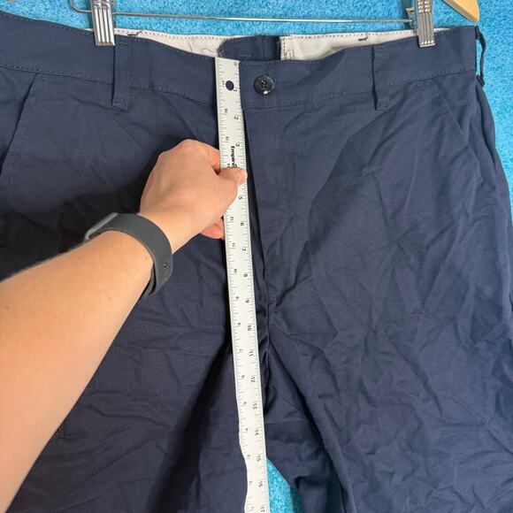 Red Kap Work Shorts Mens 38 Navy Blue Utility Industrial Workwear Made Mexico - Picture 6 of 15